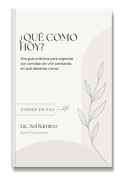Tapa del bono Guía ¿Qué como hoy?